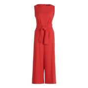 Trendy Jumpsuit met Zakken en V-hals Betty Barclay , Red , Dames