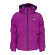 Paarse Puffer Donsjas met Verstelbare Capuchon Iuter , Purple , Heren