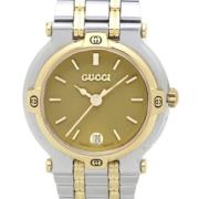 Pre-owned Glass watches Gucci Vintage , Brown , Dames