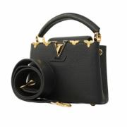 Pre-owned Leather louis-vuitton-bags Louis Vuitton Vintage , Black , D...