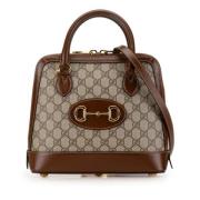 Pre-owned Leather fendi-bags Gucci Vintage , Brown , Dames