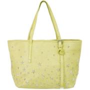 Pre-owned Leather handbags Jimmy Choo Pre-owned , Yellow , Dames