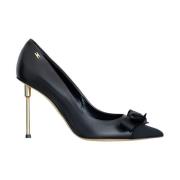 Hakken met strikdetail Elisabetta Franchi , Black , Dames