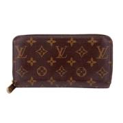 Pre-owned Leather wallets Louis Vuitton Vintage , Brown , Dames