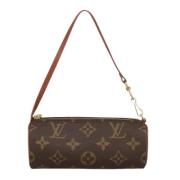 Pre-owned Canvas clutches Louis Vuitton Vintage , Brown , Dames