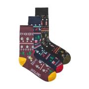 Jingle Sokken Geschenkdoos Jack & Jones , Multicolor , Heren