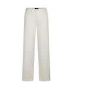 Kira Stijlvolle Broek Raffaello Rossi , White , Dames