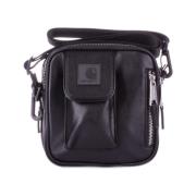 Zwarte Logo Voorrits Tas Carhartt Wip , Black , Heren