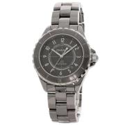 Pre-owned Glass watches Chanel Vintage , Gray , Heren