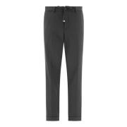 Grijze Wol Trekkoord Broek Briglia , Gray , Heren