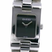 Pre-owned Glass watches Gucci Vintage , Black , Dames