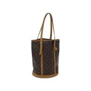 Pre-owned Canvas shoulder-bags Louis Vuitton Vintage , Brown , Dames