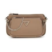 Stijlvolle Crossbody Handtas Guess , Beige , Dames