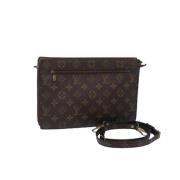 Pre-owned Canvas louis-vuitton-bags Louis Vuitton Vintage , Brown , Da...