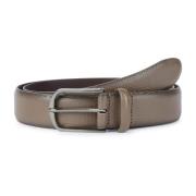 Gewassen leren riem Boggi Milano , Brown , Heren