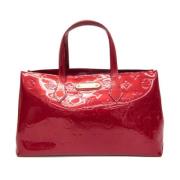 Pre-owned Leather louis-vuitton-bags Louis Vuitton Vintage , Red , Dam...