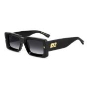 Zwart/Grijs Getinte Zonnebril Dsquared2 , Black , Heren