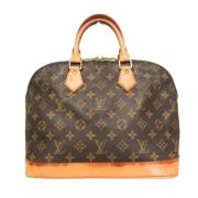 Pre-owned Canvas handbags Louis Vuitton Vintage , Brown , Dames