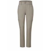 Paperbag Zip Fly Broek Street One , Gray , Dames