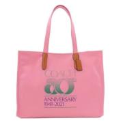 Pre-owned Canvas handbags Coach Pre-owned , Pink , Dames