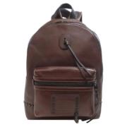 Pre-owned Leather backpacks Coach Pre-owned , Brown , Dames