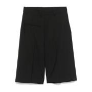 Zwarte Bermuda Shorts MM6 Maison Margiela , Black , Dames