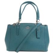 Pre-owned Fabric handbags Coach Pre-owned , Blue , Dames