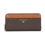 Zak Continental Portemonnee Michael Kors , Brown , Dames