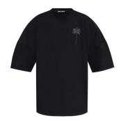 Bedrukt T-shirt Palm Angels , Black , Heren