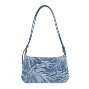 Denim schoudertas Palm Angels , Blue , Dames