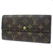 Pre-owned Canvas wallets Louis Vuitton Vintage , Brown , Dames