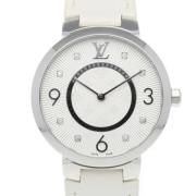 Pre-owned Stainless Steel watches Louis Vuitton Vintage , White , Dame...