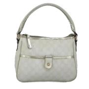 Pre-owned Canvas gucci-bags Gucci Vintage , White , Dames