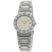 Pre-owned Stainless Steel watches Bvlgari Vintage , Gray , Dames