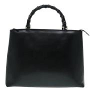 Pre-owned Leather gucci-bags Gucci Vintage , Black , Dames