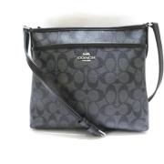 Pre-owned Leather shoulder-bags Coach Pre-owned , Black , Dames