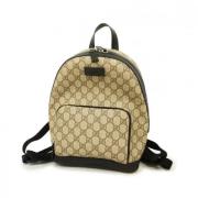 Pre-owned Canvas gucci-bags Gucci Vintage , Beige , Dames