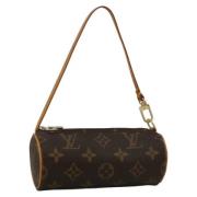 Pre-owned Canvas pouches Louis Vuitton Vintage , Brown , Dames