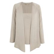 Tussa, zijden gebreide vest Cortana , Beige , Dames