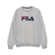 Lichtgrijs Crew Neck Sweatshirt Fila , Gray , Heren