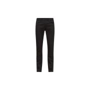 Zwarte Slim-fit Performance Denim Jeans Hugo Boss , Black , Heren