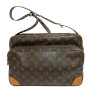 Pre-owned Canvas louis-vuitton-bags Louis Vuitton Vintage , Brown , Da...