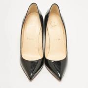 Pre-owned Leather heels Christian Louboutin Pre-owned , Black , Dames