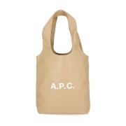 Tote Bag Shopper A.p.c. , Beige , Dames