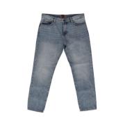 Blauwe Katoenen Jeans & Broek Hugo Boss , Blue , Heren