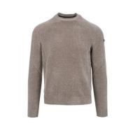 Chenille Dove Grey Sweater RRD , Gray , Heren