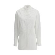 Katoenen Steen Shirt Alexander McQueen , White , Dames