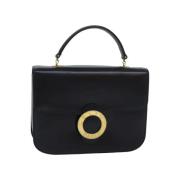 Pre-owned Leather handbags Celine Vintage , Black , Dames