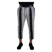 Cropped Trousers Dolce & Gabbana , Multicolor , Heren