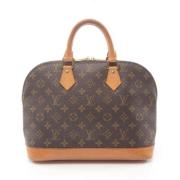 Pre-owned Canvas handbags Louis Vuitton Vintage , Brown , Dames